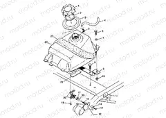 FUEL TANK Trail Blazer W98BA25C (4945464546A012) | FUEL TANK Trail Blazer W98BA25C (4945464546A012)