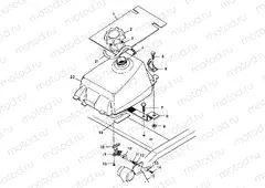 FUEL TANK Trail Boss W98AA25C (4945314531A011) | FUEL TANK Trail Boss W98AA25C (4945314531A011)