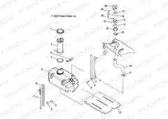 FUEL TANK - W045305CA/IA/CB/IB/IE/CC/IC/CD/ID/IF (4990579057A08) | FUEL TANK - W045305CA/IA/CB/IB/IE/CC/IC/CD/ID/IF (4990579057A08)