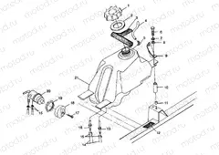 FUEL TANK - W98CH50A (4945714571b002) | FUEL TANK - W98CH50A (4945714571b002)
