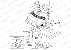 FUEL TANK XPRESS 300 W969530 and XPRESS 400 W969540 (4935923592B003) | FUEL TANK XPRESS 300 W969530 and XPRESS 400 W969540 (4935923592B003)