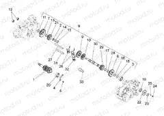 Gear box - Gear assembly