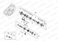 Gear box - Gear assembly