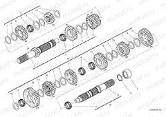 GEAR BOX [MOD:SCR800CR]