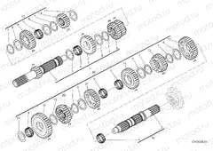 GEAR BOX [MOD:SCR800DK]