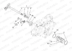 Gear box / Selector / Shift cam