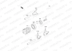 Gear Change Drum/Shift Fork(s)