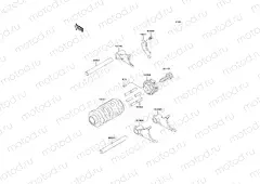 Gear Change Drum/Shift Fork(s)