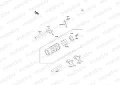 Gear Change Drum/Shift Fork(s)