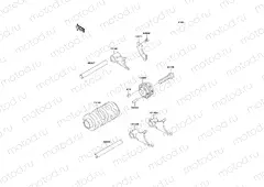 Gear Change Drum/Shift Fork(s)