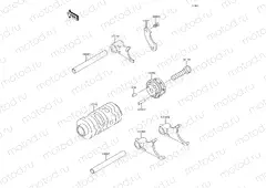 Gear Change Drum/Shift Fork(s)