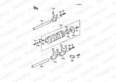 Gear Change Drum/Shift Fork(s)