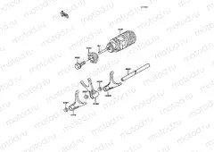 Gear Change Drum/Shift Fork(s)