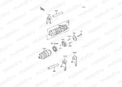 Gear Change Drum/Shift Fork(s)