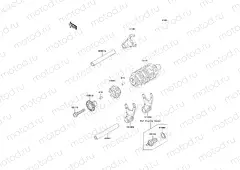 Gear Change Drum/Shift Fork(s)
