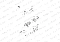 Gear Change Drum/Shift Fork(s)