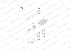 Gear Change Drum/Shift Fork(s)