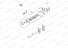 Gear Change Drum/Shift Fork(s)