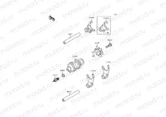 Gear Change Drum/Shift Fork(s)
