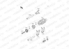 Gear Change Drum/Shift Fork(s)