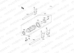 Gear Change Drum/Shift Fork(s)