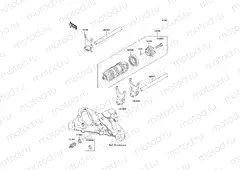 Gear Change Drum/Shift Fork(s)