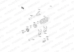 Gear Change Drum/Shift Fork(s)
