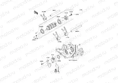 Gear Change Drum/Shift Fork(s)