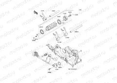 Gear Change Drum/Shift Fork(s)