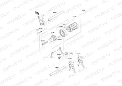 Gear Change Drum/Shift Fork(s)