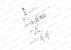 Gear Change Drum/Shift Fork(s)