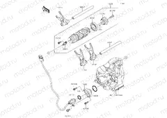 Gear Change Drum/Shift Fork(s)