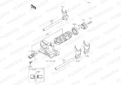 Gear Change Drum/Shift Fork(s)