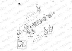 Gear Change Drum/Shift Fork(s)