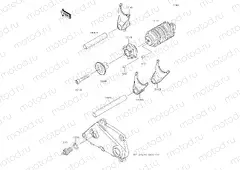 Gear Change Drum/Shift Fork(s)