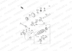 Gear Change Drum/Shift Fork(s)