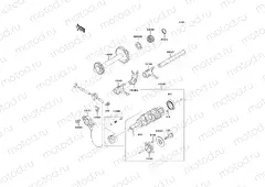 Gear Change Drum/Shift Fork(s)