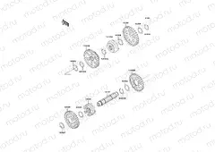 Gear Change Drum/Shift Fork(s)