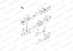 Gear Change Drum/Shift Fork(s)
