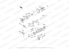 Gear Change Drum/Shift Fork(s)