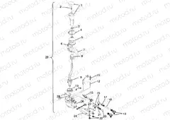 GEAR SELECTOR Sportsman 4x4 W958040 (4930403040C010) | GEAR SELECTOR Sportsman 4x4 W958040 (4930403040C010)