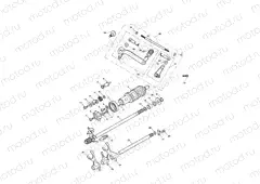 Gear Selectors and Pedal - Daytona 650