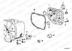Gearbox cover,gasket and various bolts