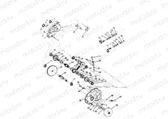 GEARCASE ASSEMBLY 2X4 300 W957530 (4930053005C005) | GEARCASE ASSEMBLY 2X4 300 W957530 (4930053005C005)