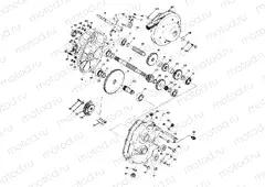 GEARCASE ASSEMBLY 2X4 (4919781978025A) | GEARCASE ASSEMBLY 2X4 (4919781978025A)