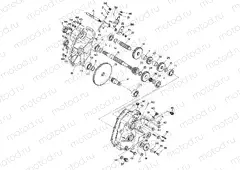 GEARCASE ASSEMBLY 350 2X4 / W927539 (4922882288025A) | GEARCASE ASSEMBLY 350 2X4 / W927539 (4922882288025A)