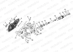 GEARCASE (Cases and Snorkel) XPLORER 500 W97CD50A (4941354135C012) | GEARCASE (Cases and Snorkel) XPLORER 500 W97CD50A (4941354135C012)