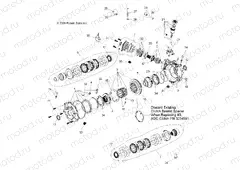 GEARCASE | GEARCASE, FRONT (ACTIVE DESCENT CONTROL) - A07TN50AF/AS/AU (49ATVGEARCASE1332568)