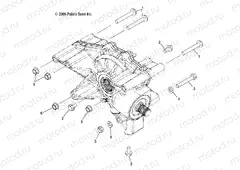GEARCASE MOUNTING | GEARCASE MOUNTING, REAR - A05MH76AC/AT/AU/AW (4999200229920022D04)