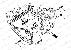 GEARCASE MOUNTING - W98BC50A (4944994499c001) | GEARCASE MOUNTING - W98BC50A (4944994499c001)